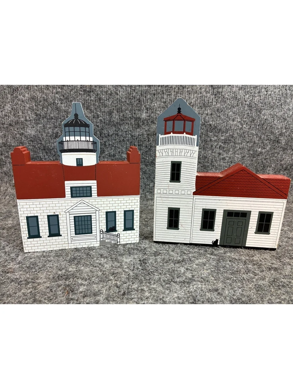 The Cat's Meow West Coast Lighthouse Series Point Pinos Light Wooden Collectible